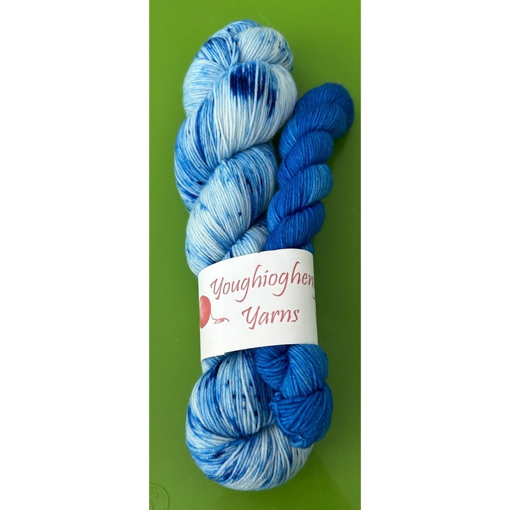 Youghiogheny Yarns Mon Sock Heels & Toes Set Connellsville Strong Blue Fingering